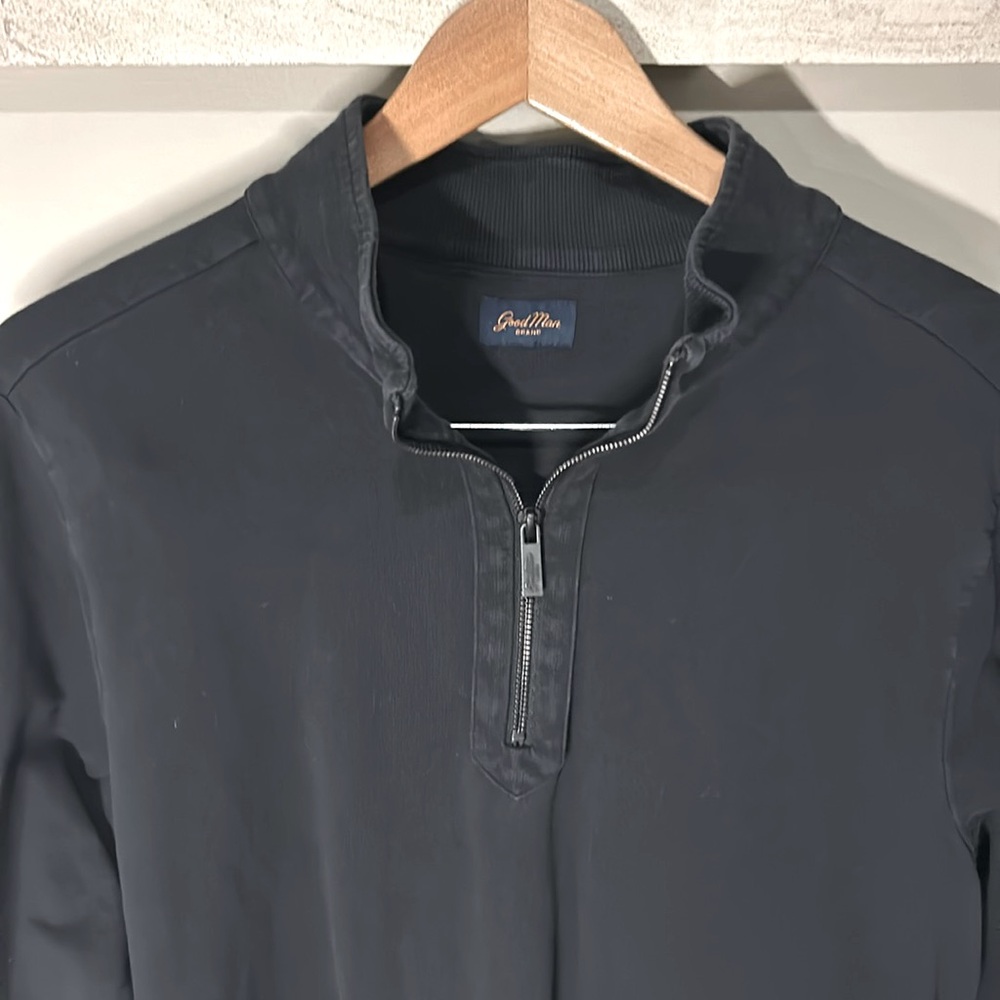 Good Man large quarter zip black